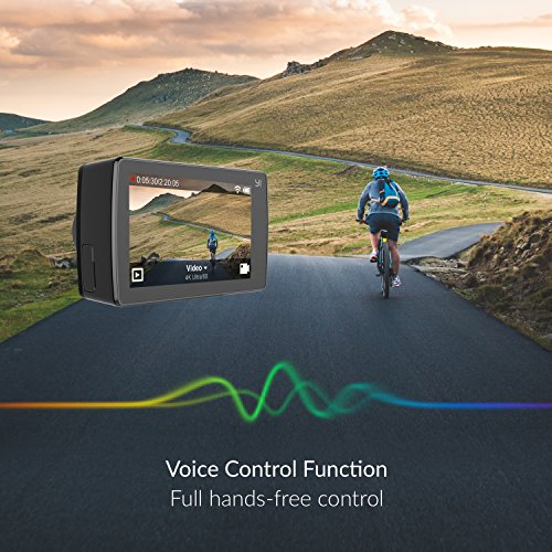YI 4K Action Kamera Full HD 12MP Actioncam WIFI mit 155° Weitwinkel Schwarz - 6