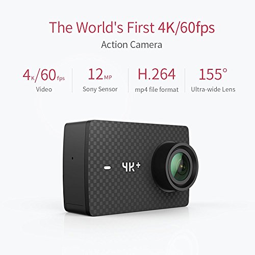 YI 4K Plus Action Kamera Schwarz 4K/60fps 12MP Wasserfest - 2