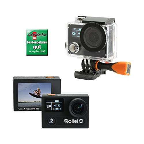 Rollei Actioncam 430 – Leistungsstarker WiFi Camcorder mit 4K, 2K, Full HD – Schwarz - 2