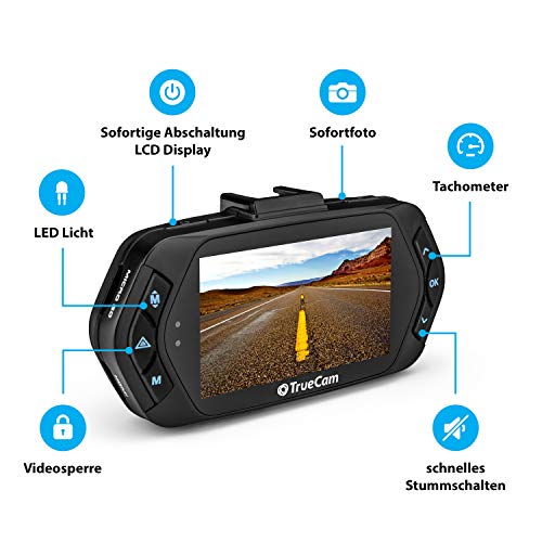 TrueCam A7s GPS Professionelle Dashcam Autokamera 2K Super HD - 5