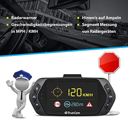 TrueCam A7s GPS Professionelle Dashcam Autokamera 2K Super HD