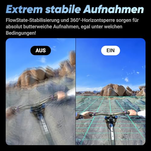 Insta360 X4 Drohnenfreies Bundle – wasserdichte 8K 360°-Action-Cam, 4K Weitwinkelvideos, Unsichtbarer Selfie-Stick Effekt, Abnehmbarer Linsenschutz, 135 min Akkulaufzeit, KI-Bearbeitung - 5