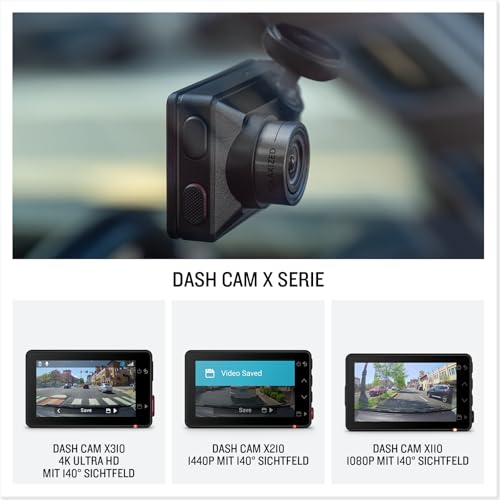 Garmin Dash Cam X310 - Premium Dash Cam mit 4K-Aufläsung, 140° Blickwinkel, 2,4 Zoll LCD Display, Garmin Clarity Polfilter und automatischer Unfallerkennung - 2
