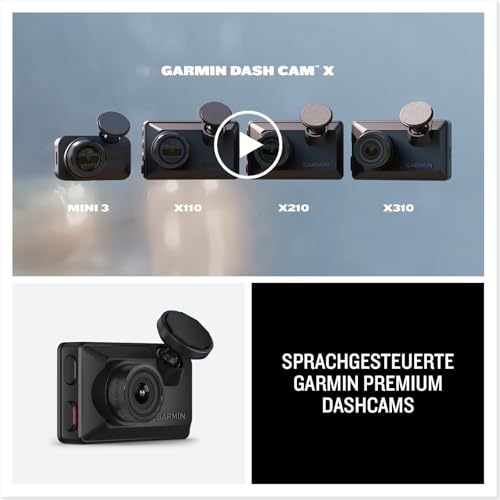 Garmin Dash Cam X310 - Premium Dash Cam mit 4K-Aufläsung, 140° Blickwinkel, 2,4 Zoll LCD Display, Garmin Clarity Polfilter und automatischer Unfallerkennung - 8