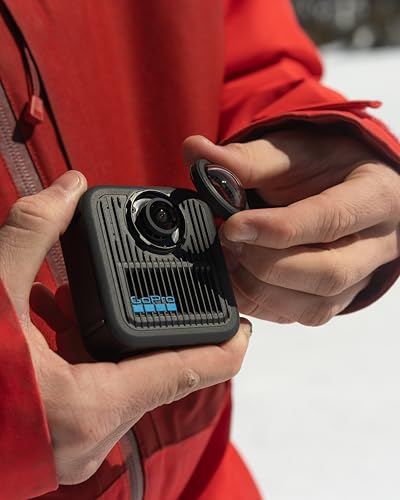 GoPro MAX2 – wasserdichte 360-Grad-Actionkamera + traditionelle Actionkamera mit Touchscreen, sphärischem 8K-Video, 29 MP 360-Grad-Fotos, leicht austauschbaren Objektiven, HyperSmooth-Stabilisierung - 3